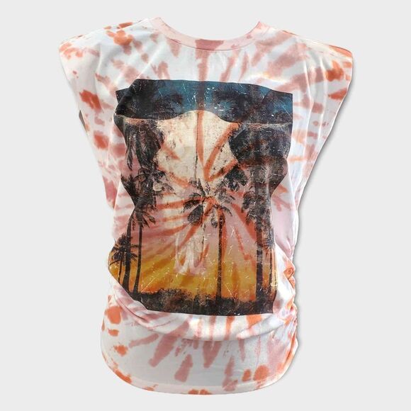 Padded shoulders Crop Tank Side Ruched Medium | AFRM - Picture 1 of 5
